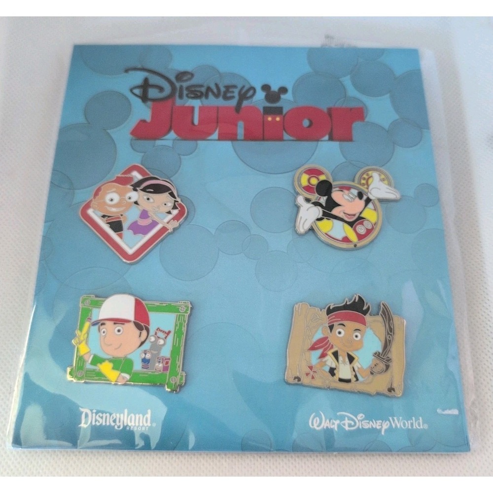 Disney Parks Disney Junior Handy Manny Mickey Mouse Clubhouse Booster 4 Pin Set